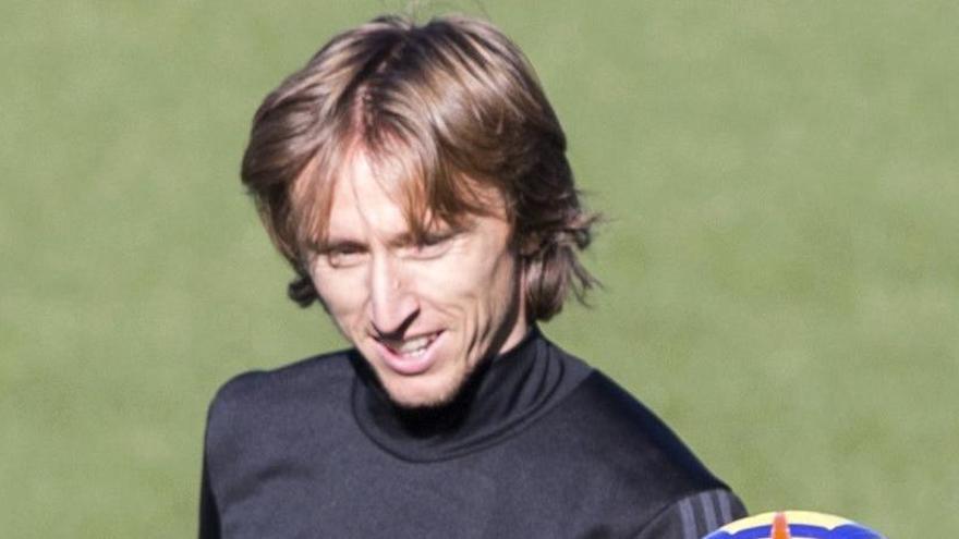 El centrocampista croata del Madrid Luka Modric.