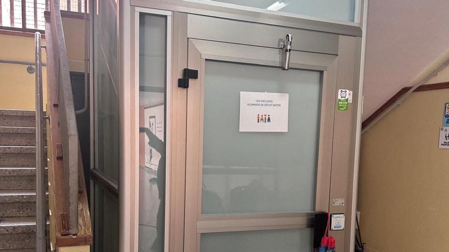 El CEIP José Pérez y Pérez, en Las Palmas de Gran Canaria, sigue con el ascensor roto