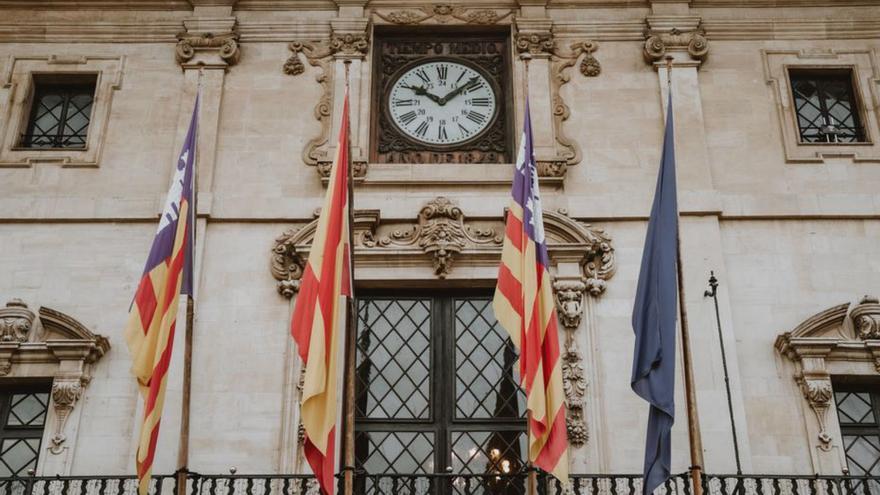 Imagen de archivo de la fachada del Ayuntamiento de Palma.