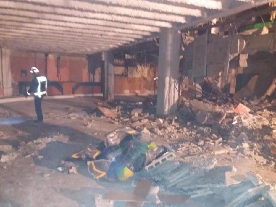 Hundimiento del suelo de una discoteca en Tenerife