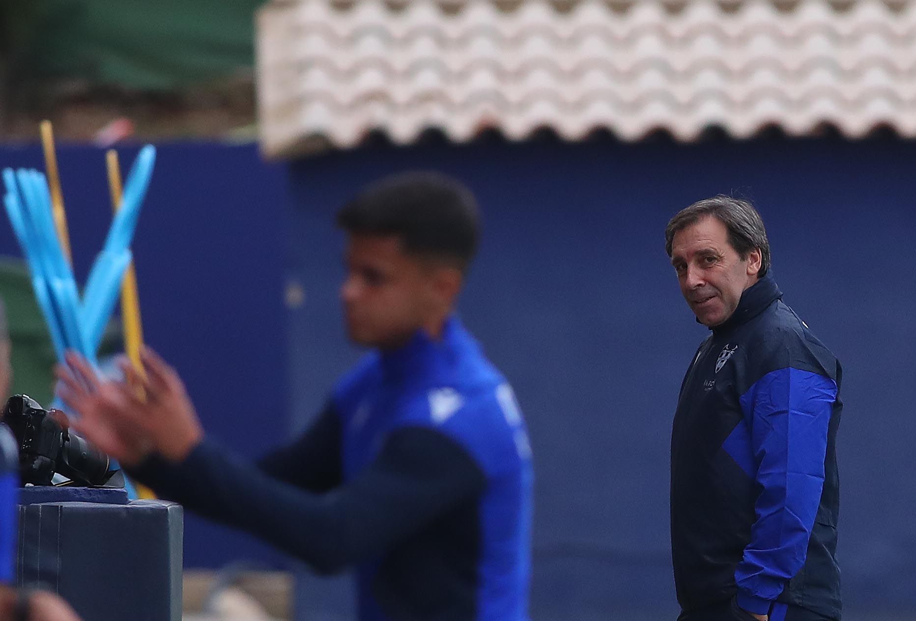 Primer entrenamiento de Felipe Miñambres con el Levante UD