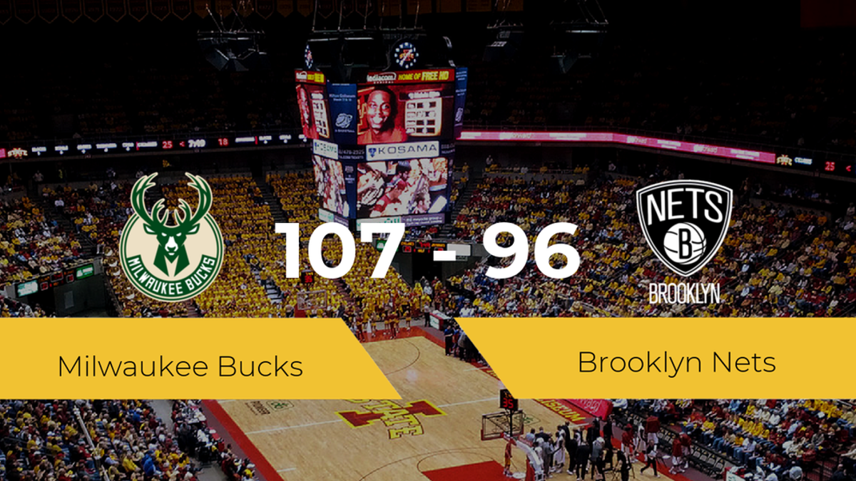 Milwaukee Bucks se queda con la victoria frente a Brooklyn Nets por 107-96