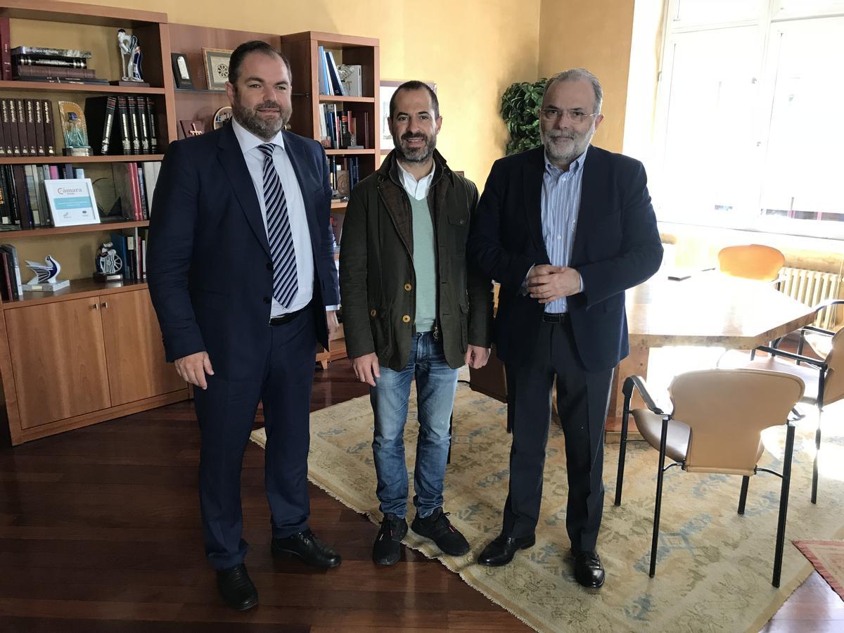 Carlos Paniceres, Ángel García y José Manuel Ferreira, en una imagen de archivo.