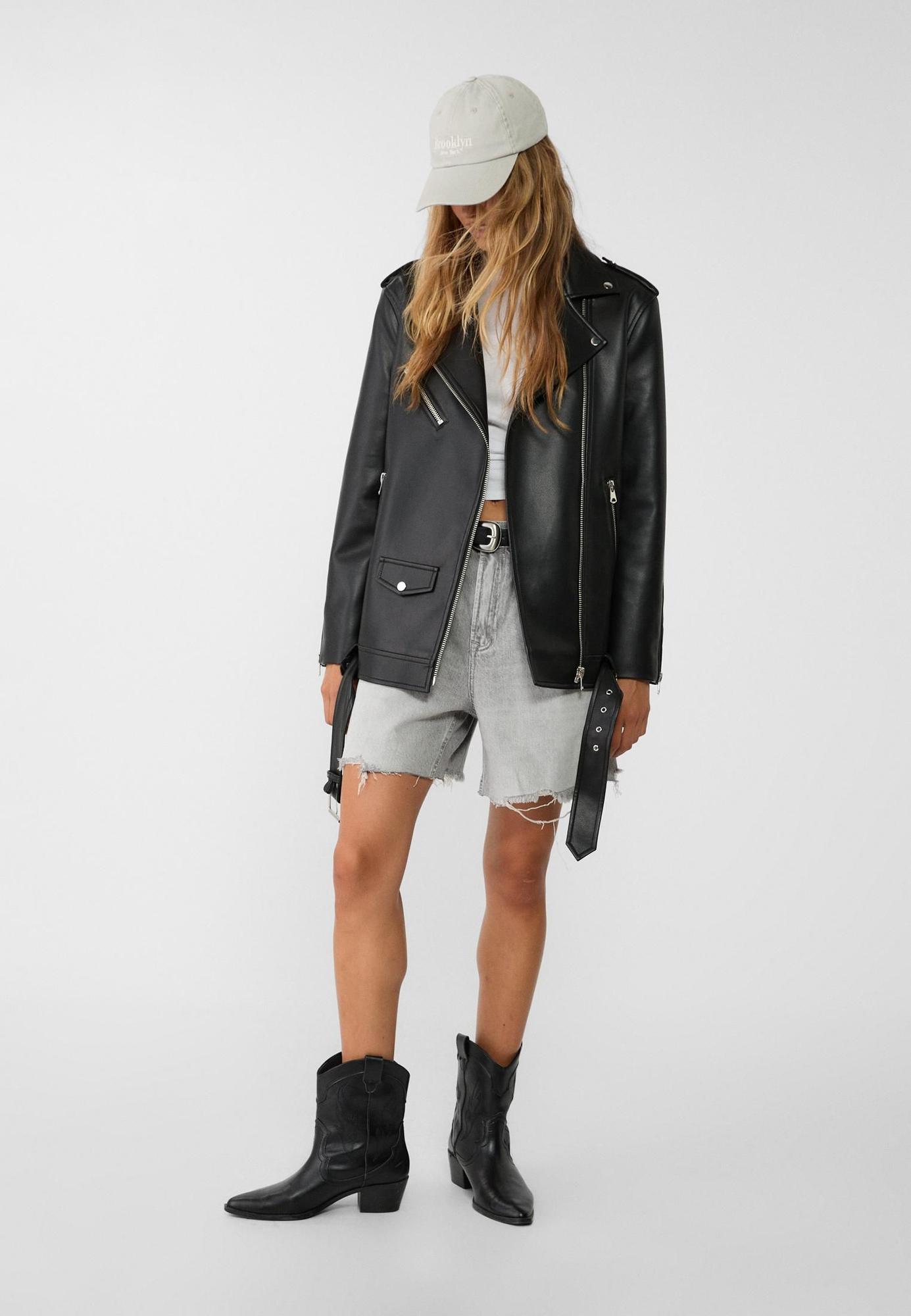 Cazadora ‘biker’ de Stradivarius