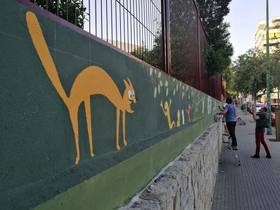 Nuevo mural en el CEIP Aina Moll de Palma