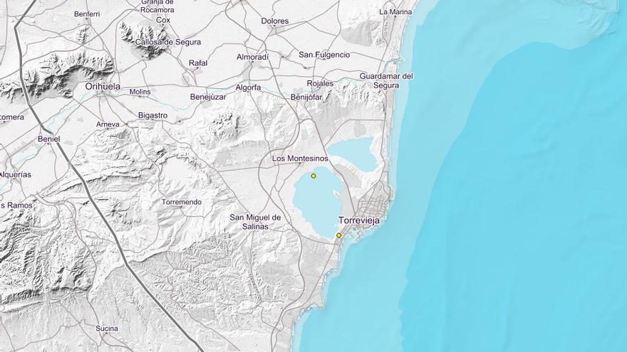 El terremoto de Los Montesinos ha tenido una magnitud de 1,8 en la escala Richter