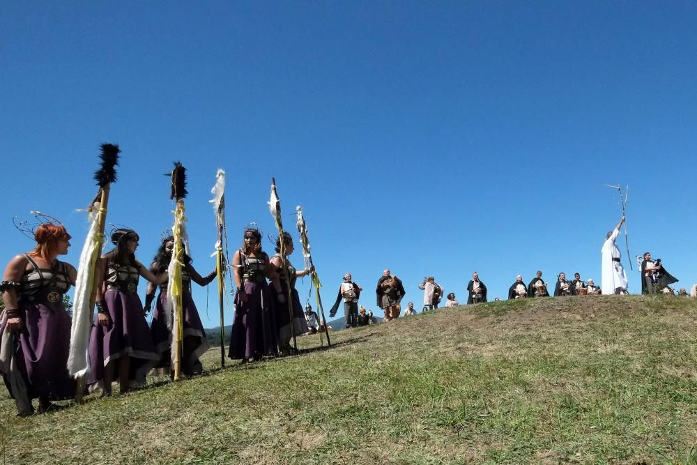 Batalla en la fiesta Astur romana en Carabanzo