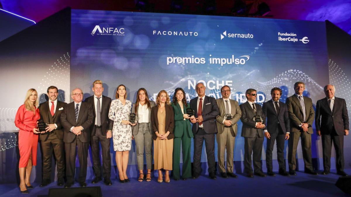 Acto de entrega de los premios Impulso en Madrid.