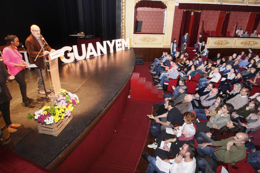 Acte de Guanyem Girona al Teatre Municipal de Girona