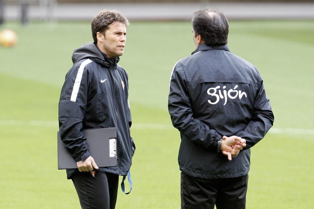 Entrenamiento del Sporting