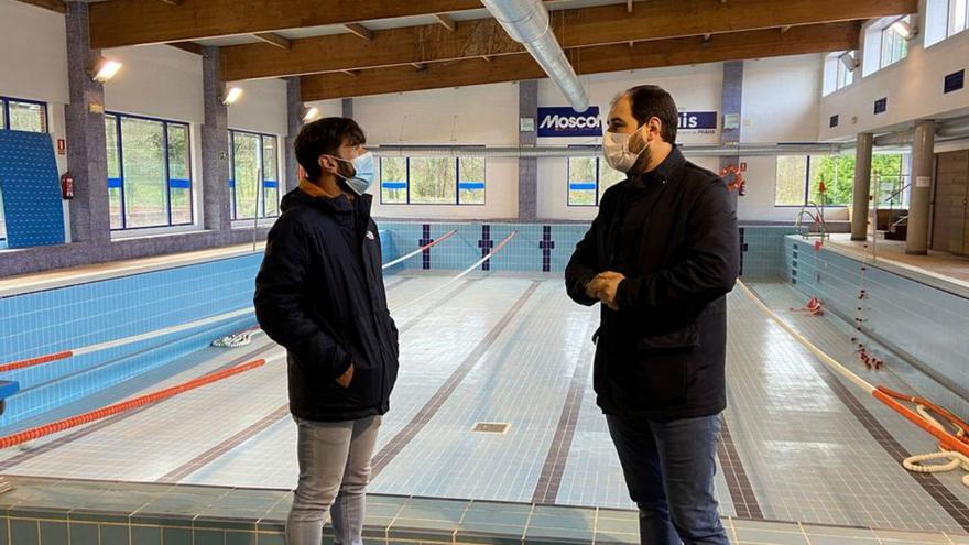 La piscina de Agones, casi a punto