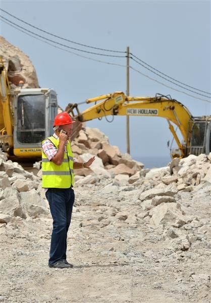 Visita de la Feht a la nueva Playa de Anfi Tauro