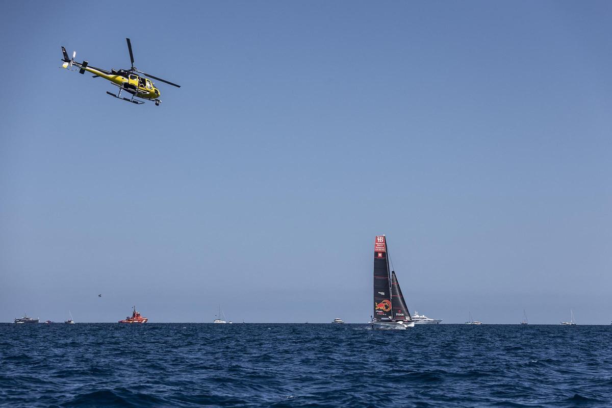 La Copa América de vela iza las velas en Vilanova i la Geltrú