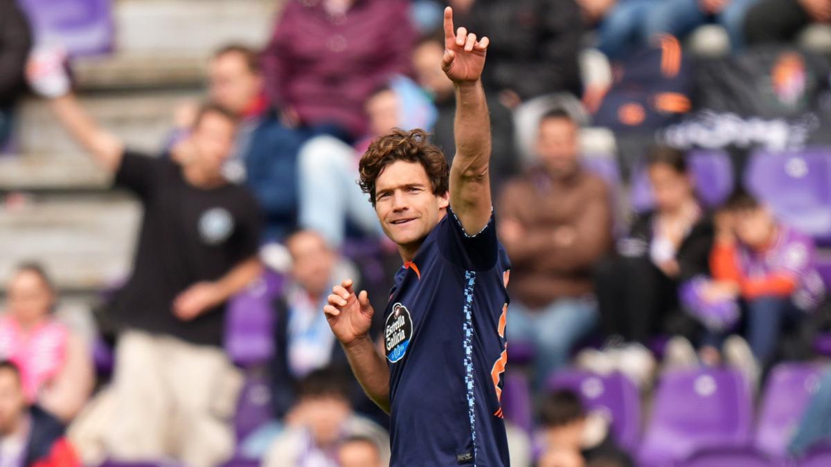 Marcos Alonso volvió a ser decisivo para el Celta ante el Pucela