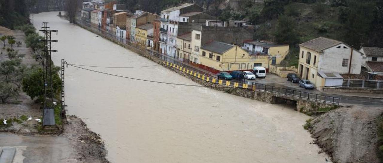 El bario de Cantereria baixa donde se centra la actuación, durante el temporal Gloria.  | PERALES IBORRA