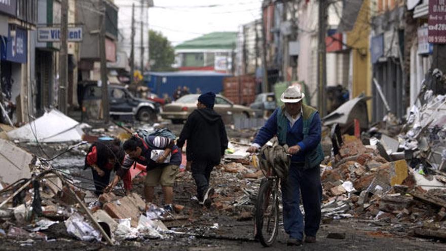 Tras el terremoto, el caos