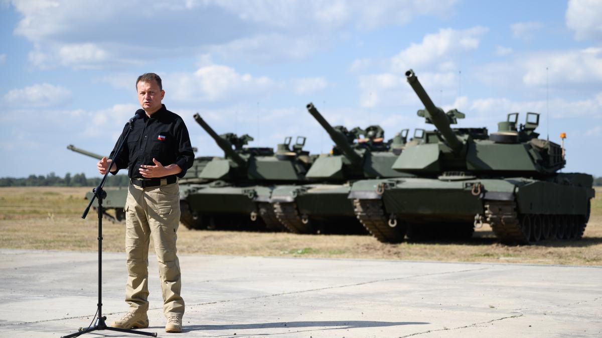 Training of Polish soldiers on Abrams tanks