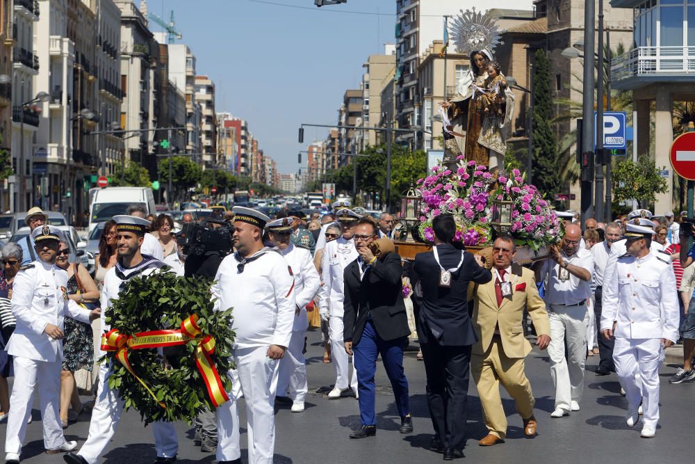 Celebración de la Virgen del Carmen en València