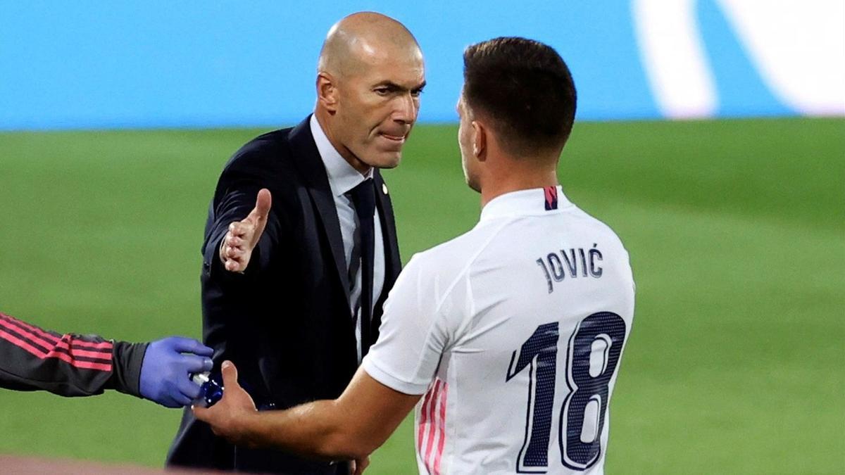 Zidane: "A Jovic le he pedido yo"