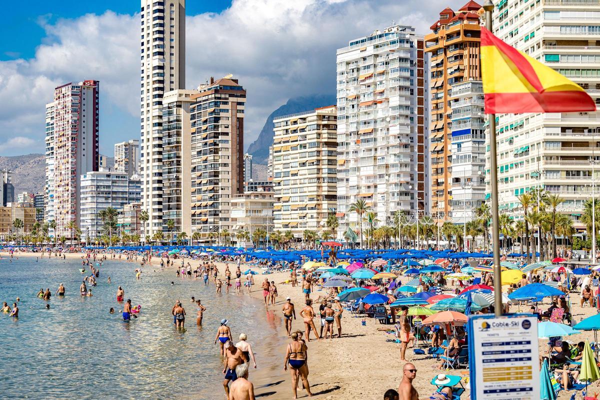 Bloques de apartamentos en Benidorm.