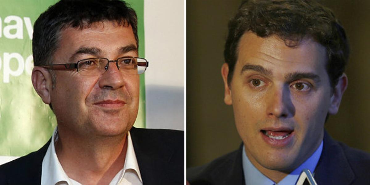 Enric Morera i Albert Rivera.