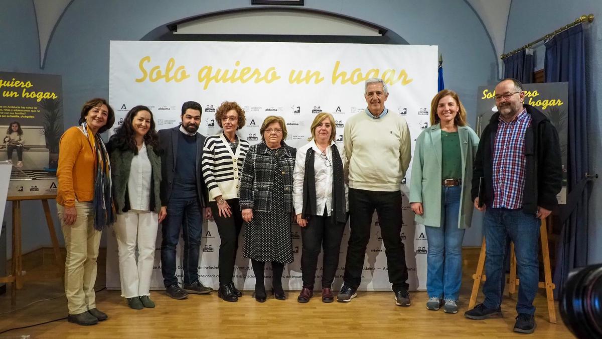 Presentación de la campaña andaluza 'Solo quiero un hogar'.