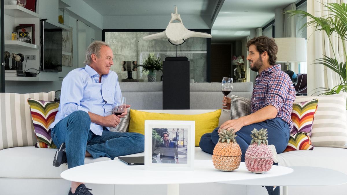 Bertín Osborne y Feliciano López, en 'Mi casa es la tuya'