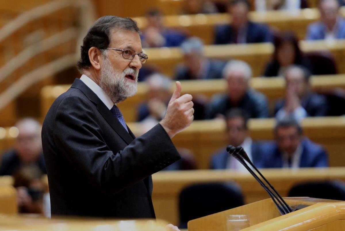 Rajoy, en el Senado