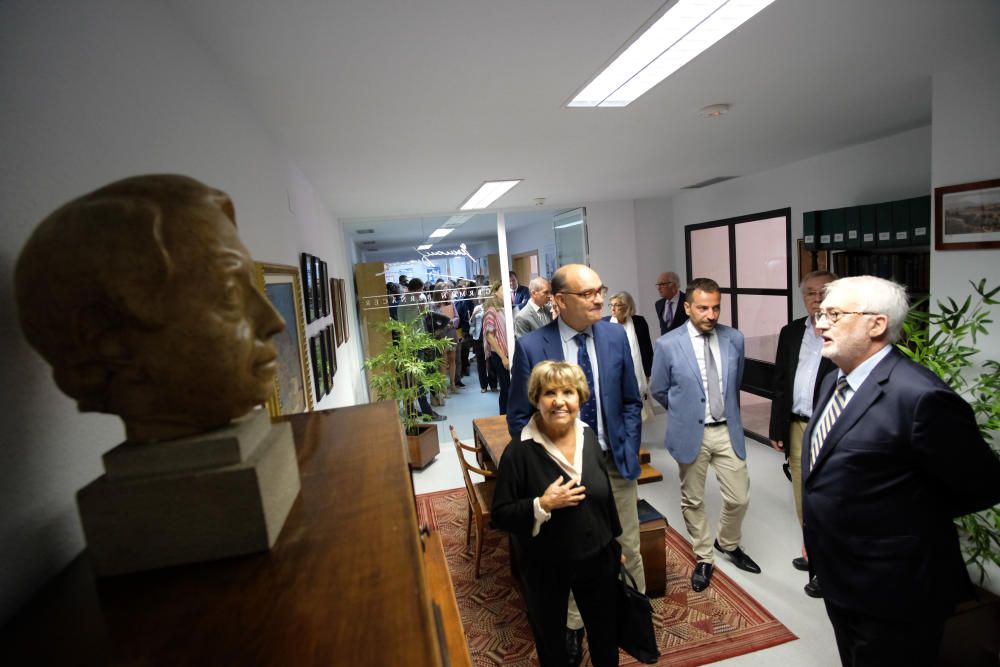 Inauguración del despacho de Germán Bernácer en la UA