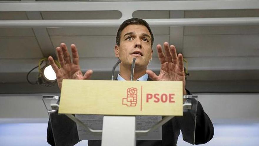 Pedro Sánchez va defensar un PSOE &quot;clarament d&#039;esquerres i diferenciat del PP&quot;