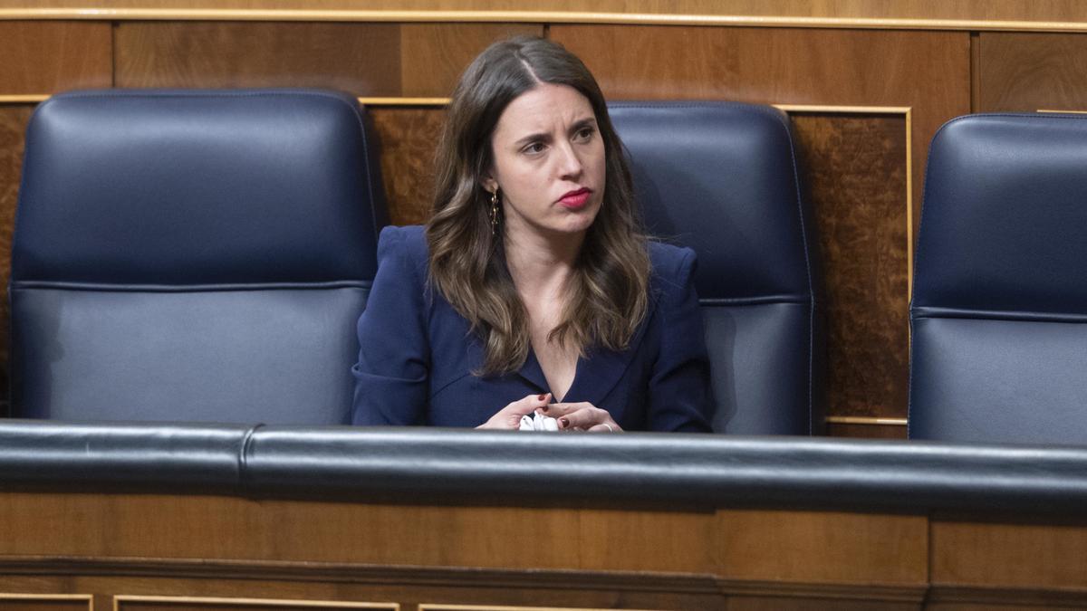 La ministra de Igualdad, Irene Montero.