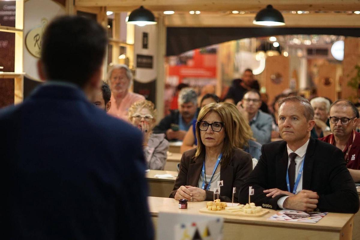 Presentación de Fromago en la 29ª edición de Salimat-Abanca, el Salón de Alimentación del Atlántico que se celebra en Silleda (Pontevedra),