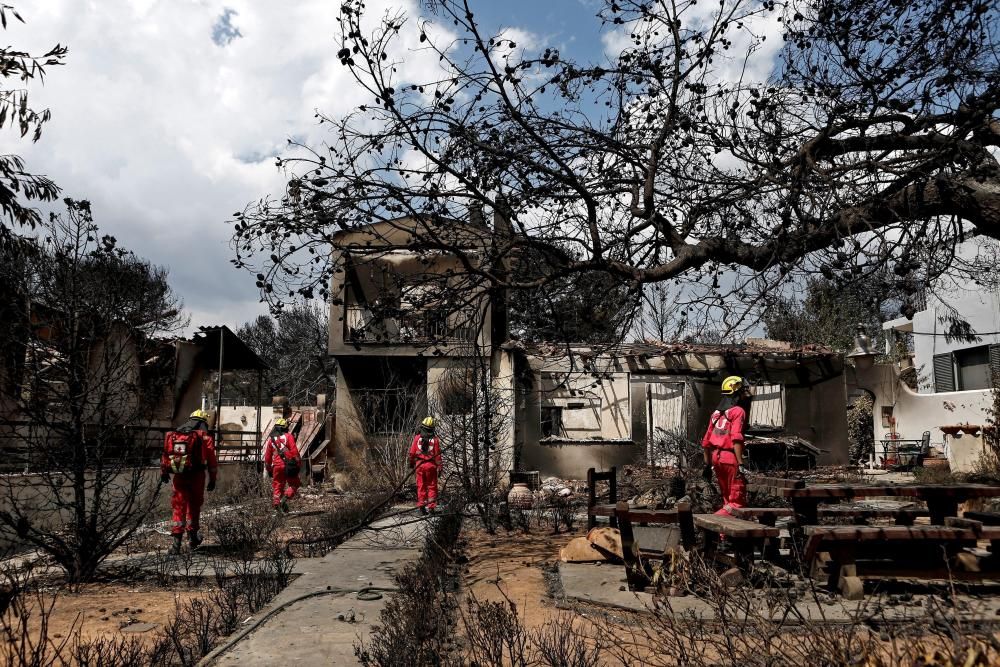 Ya son 85 los fallecidos por los incendios en Grecia