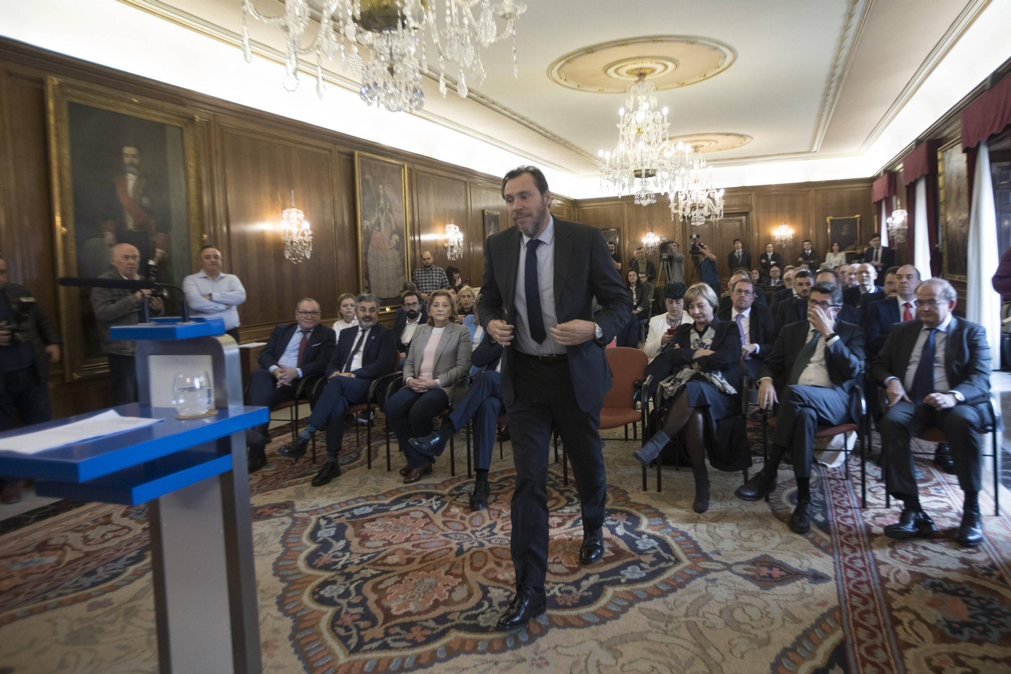 EN IMÁGENES: Así ha sido la visita a Avilés de Óscar Puente, ministro de Transportes y Movilidad Sostenible