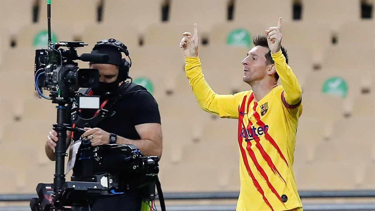 Messi  habló tras la final de Copa