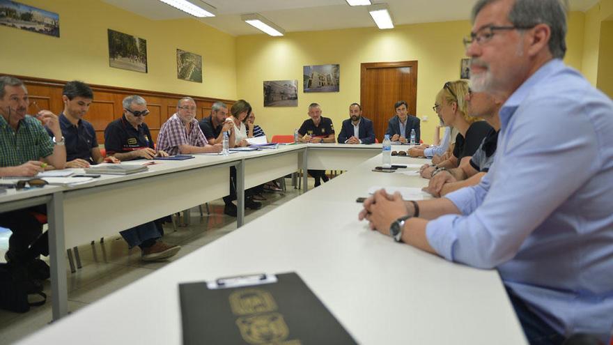 Imagen de la mesa técnica celebrada esta este martes.