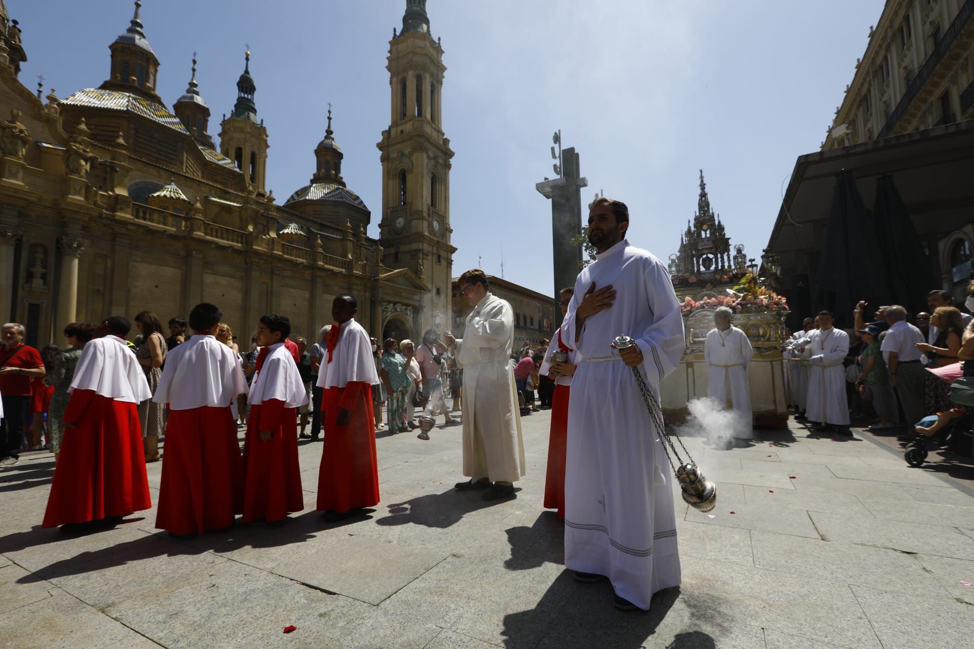 Procesión del Corpus Christi en Zaragoza