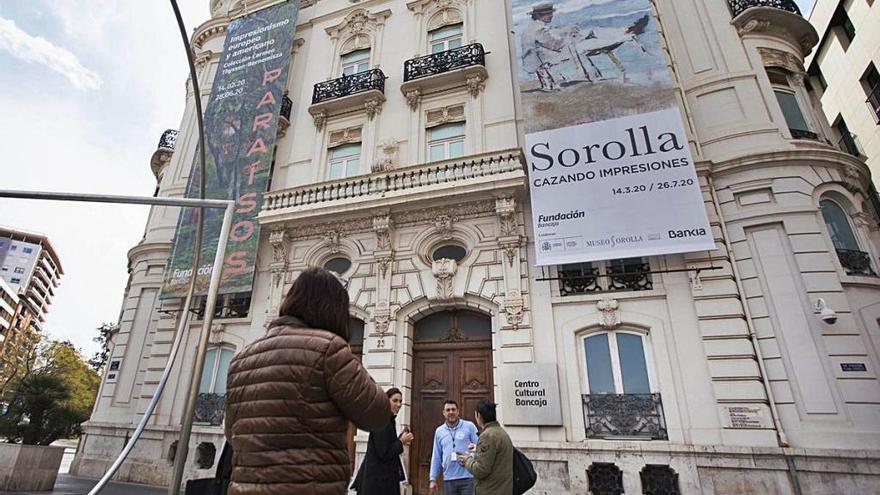 La Fundación Bancaja, cerrada, el mismo día que iba a inaugurar una muestra dedicada a Sorolla.