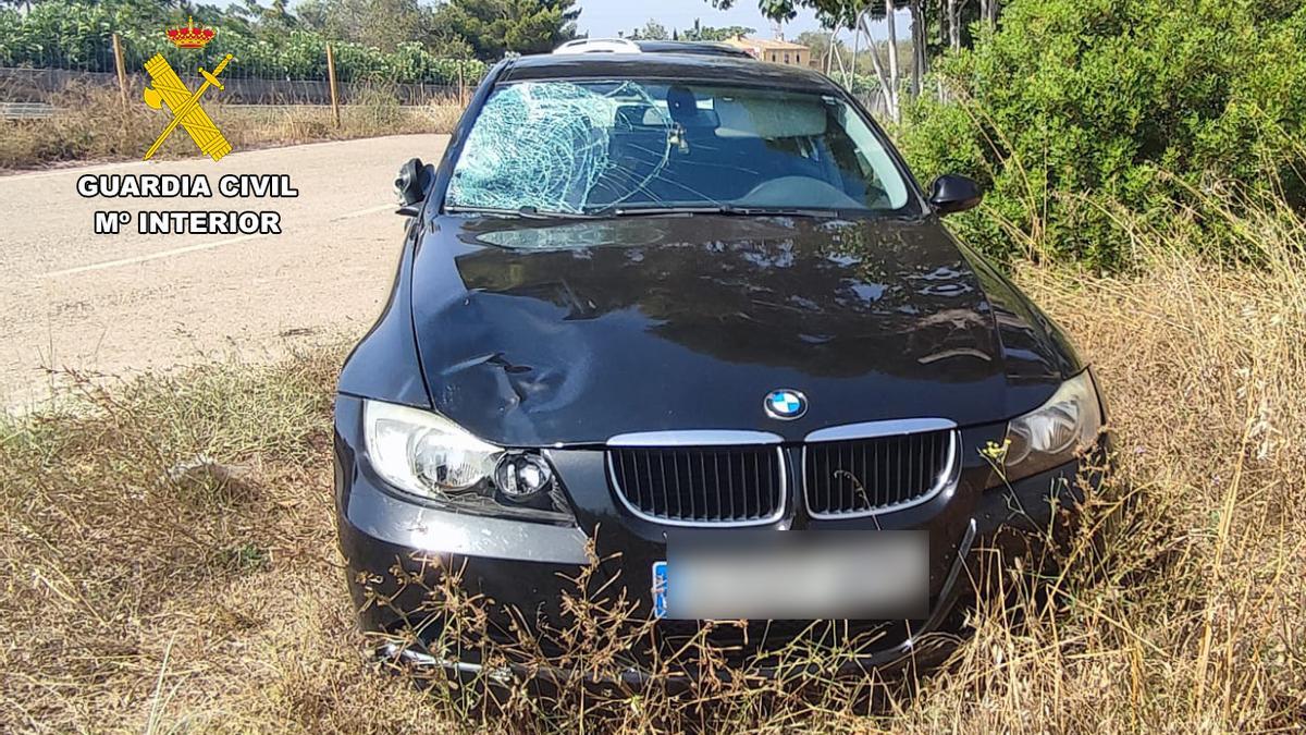 El acusado ha llevado a la Guardia Civil hasta el lugar donde se encontraba el BMW