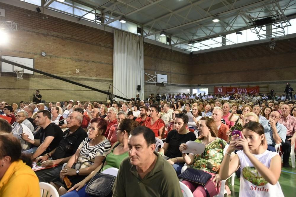 Mitin de Pedro Sánchez en Murcia