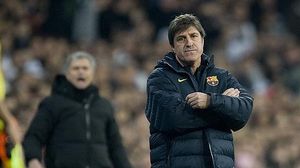 L’entrenador del Barça analitza el partit disputat al Santiago Bernabéu.