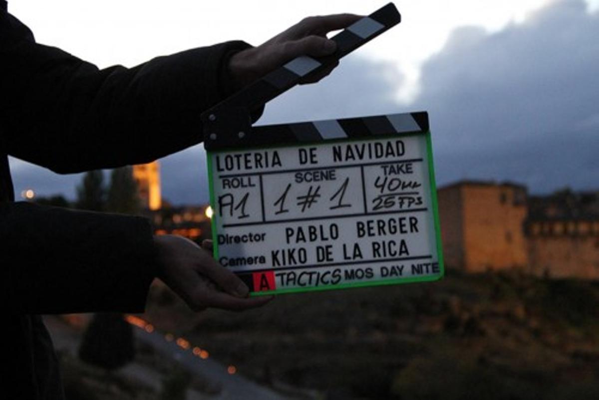 Primeras imágenes del anuncio de la Lotería de Navidad 2013.