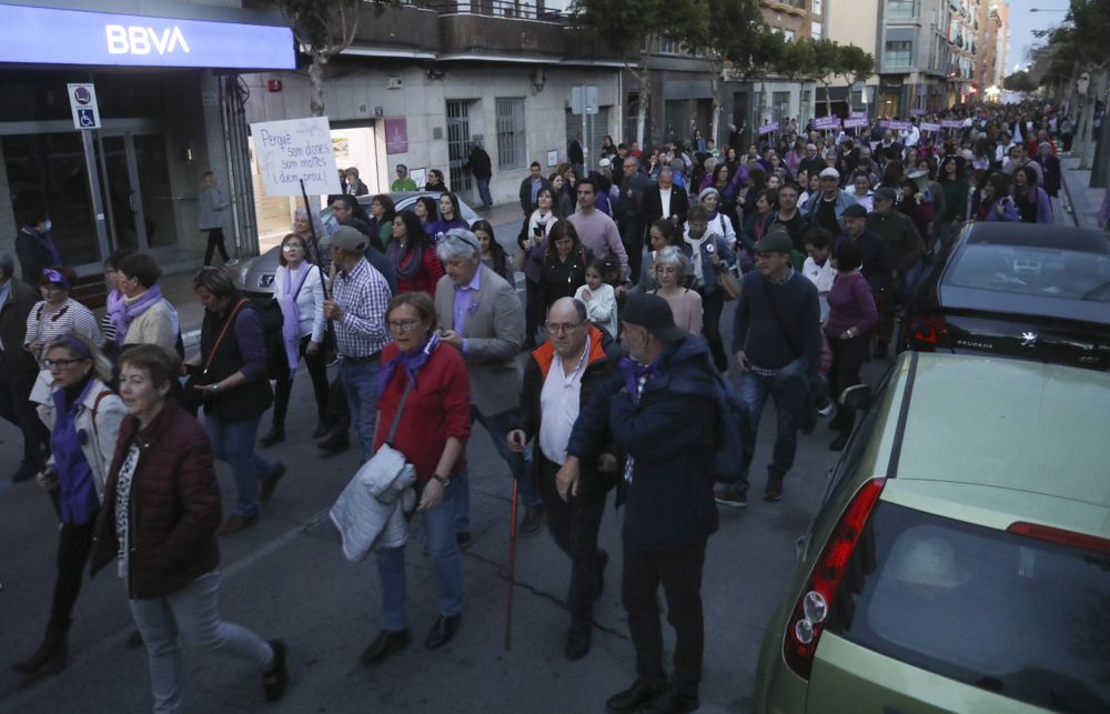 Manifestación del 8M en el Port de Sagunt