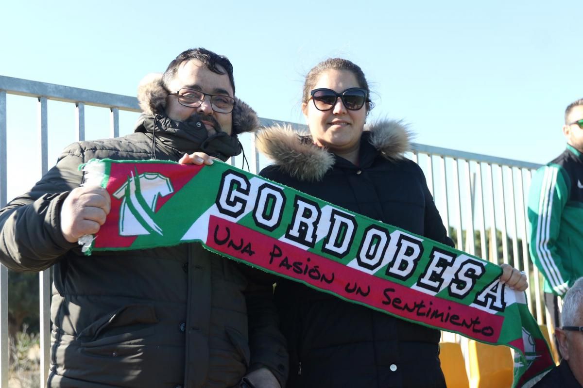 La afición cordobesista, con su equipo en Cádiz