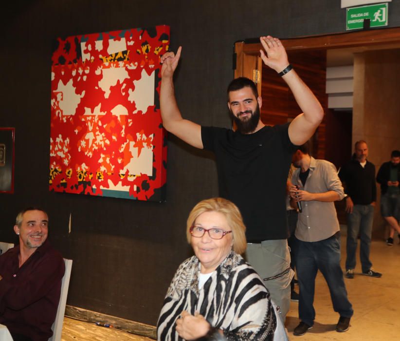 Cena del Valencia Basket con las Peñas