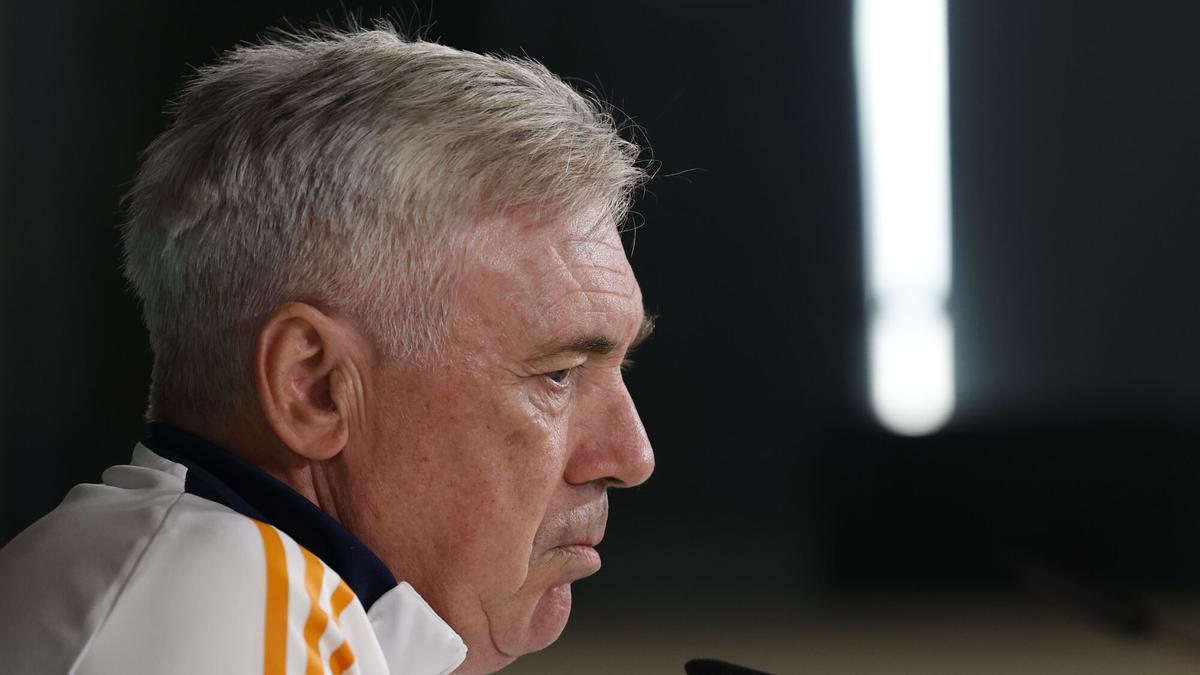 El técnico del Real Madrid, Carlo Ancelotti.