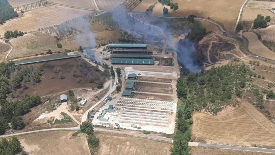 Estabilizado un incendio forestal en Titaguas