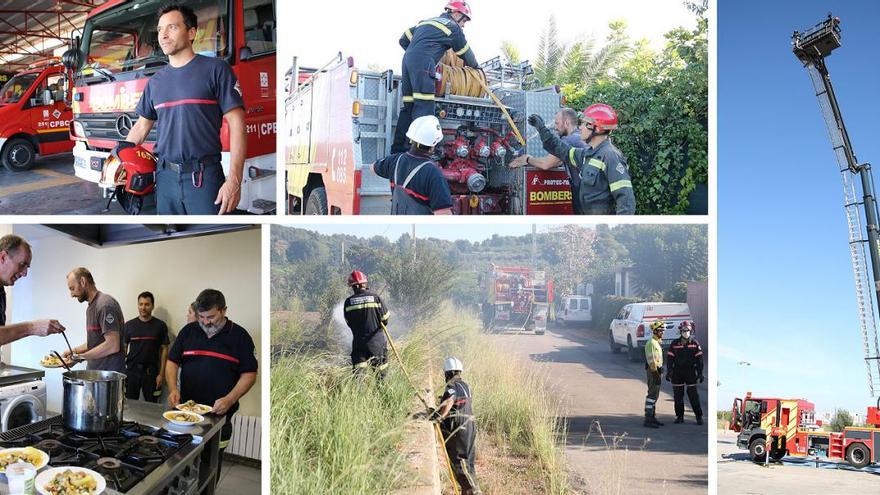 Ocho horas en la piel de un bombero