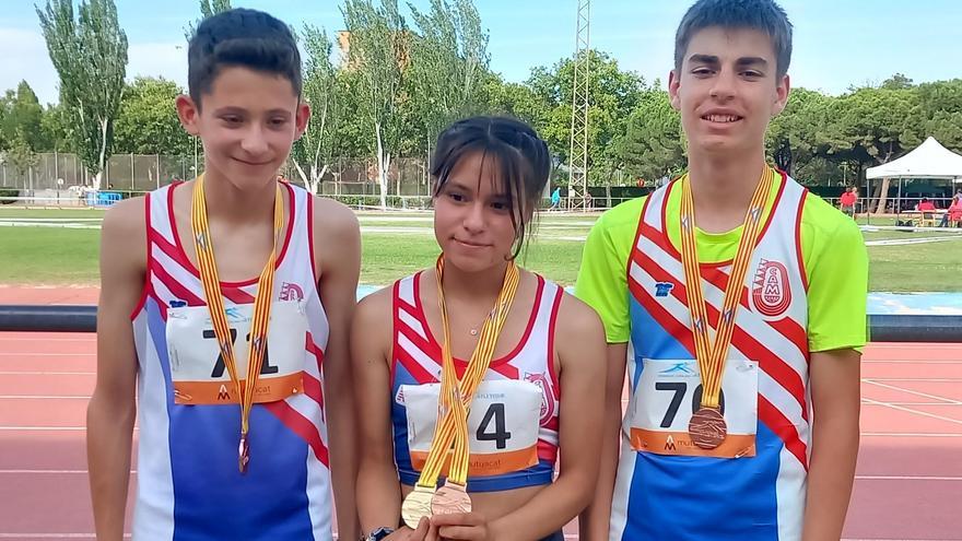 Edu López, Montse Fresnillo i Martí Homs, medallistes sub-14 de l&#039;Avinent