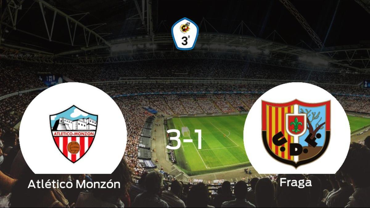 Los tres puntos se quedan en casa: Atlético Monzón 3-1 Fraga